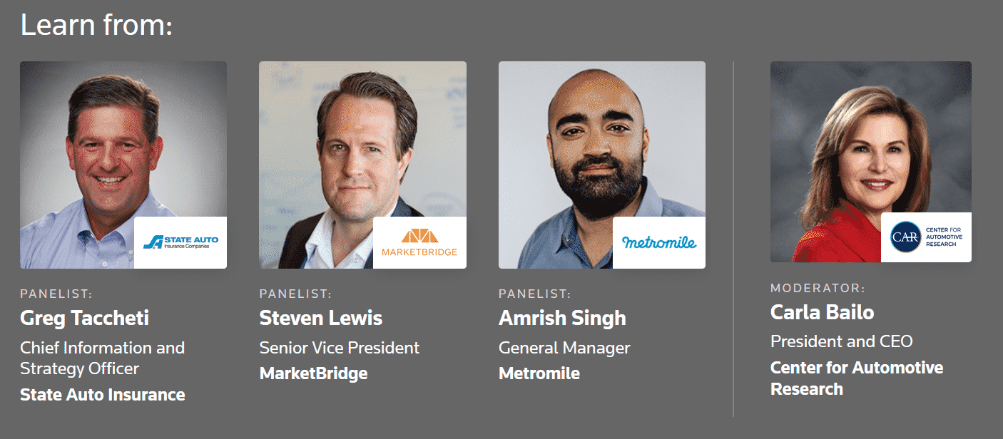 Webinar: Learn from the Disruptors - Discover the Key Auto Insurance Innovations that are Changing the Industry